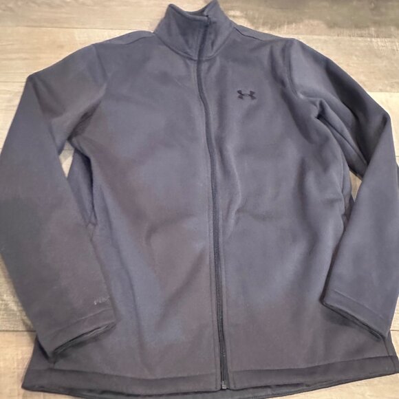 UNDER ARMOUR STORM MENS GRAY FLEECE JACKET NWOT LARGE - Picture 1 of 10